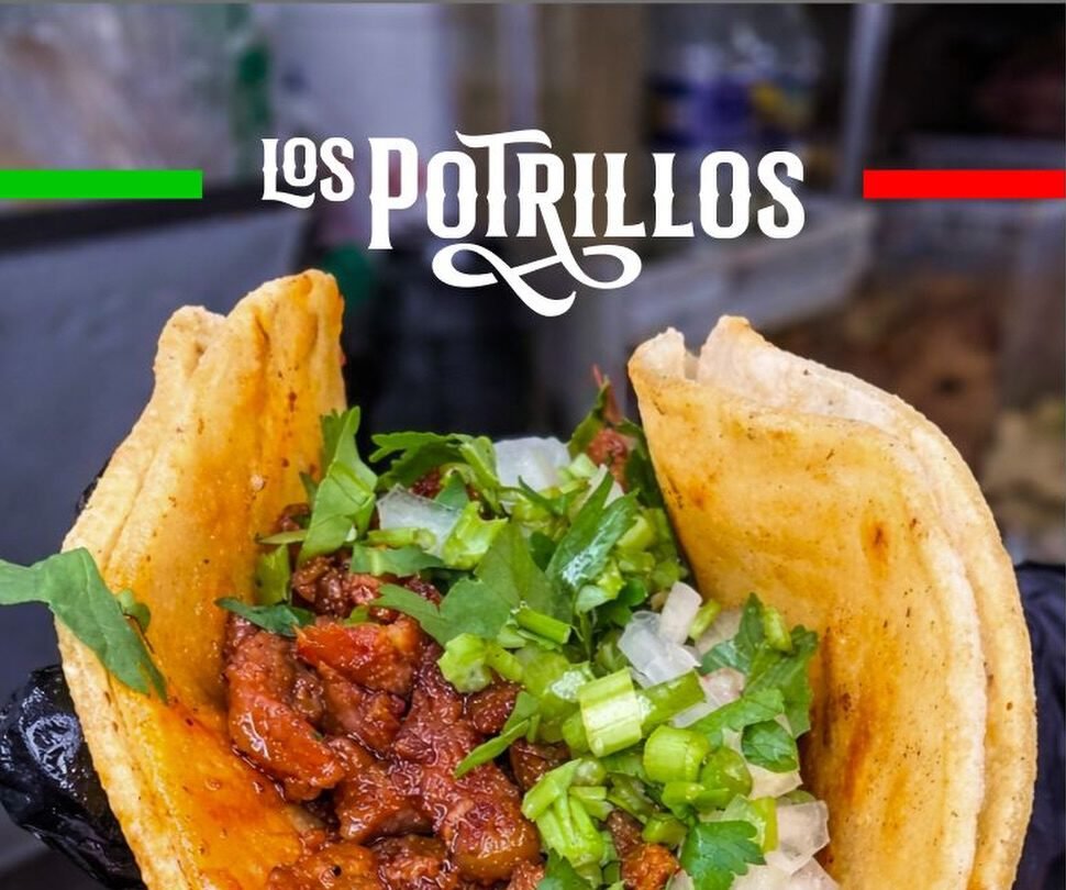 Birria tacos from Los Potrillos Food Truck